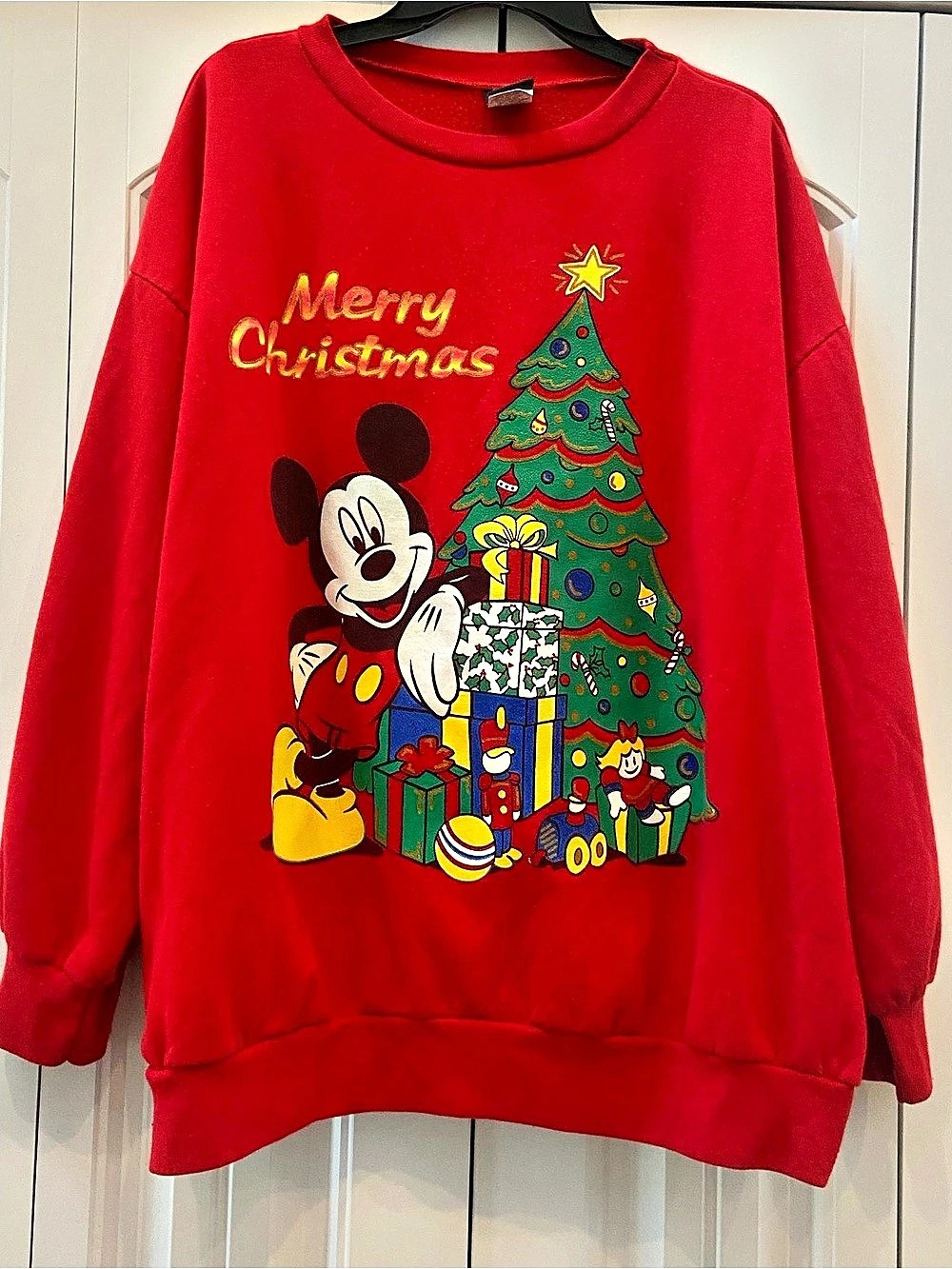 Vintage Mickey Unlimited Mickey Christmas sweatshirt Christmas Graphic Sweatshir